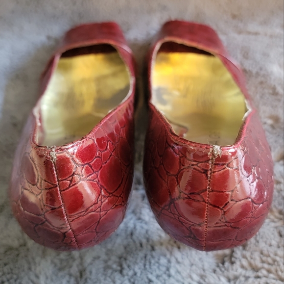 Rampage Mystic Wine Faux Alligator Heels, size 8M - Picture 10 of 12